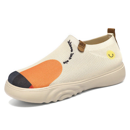 Para damskich sneakersów wsuwanych do codziennych stylizacji