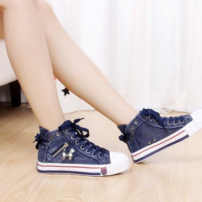 Wysokie damskie buty sportowe do codziennych stylizacji