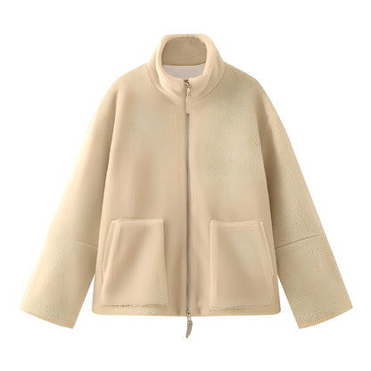 Andréa - Damska kurtka polarowa w stylu oversize