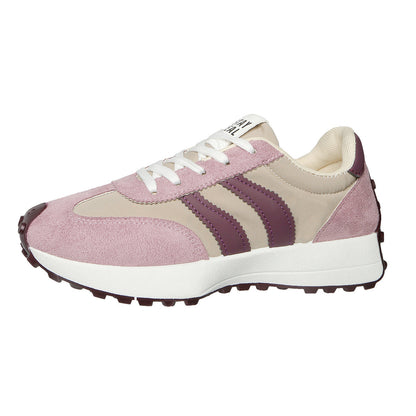 Damskie Sneakersy Retro Zamszowe Z Nylonu
