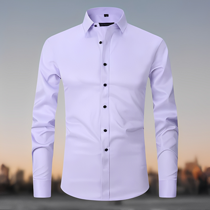 Gaultier - Koszula z długim rękawem rozciągliwa dla mężczyzn