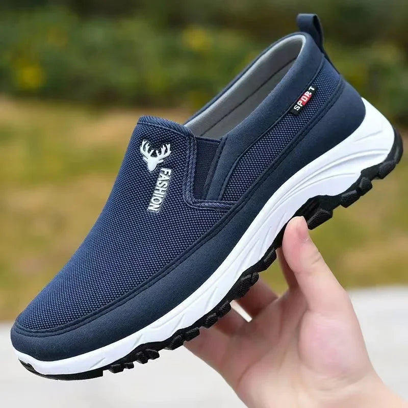 Męskie Buty Wsuwane Z Siateczki Sportowe