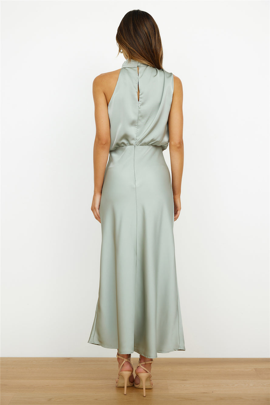 Elianna – Sukienka midi elegancka z asymetrycznym dekoltem