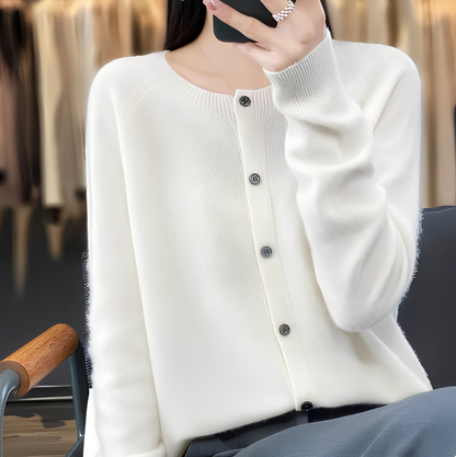 Haydée - Kardigan z guzikami elegancki dla kobiet