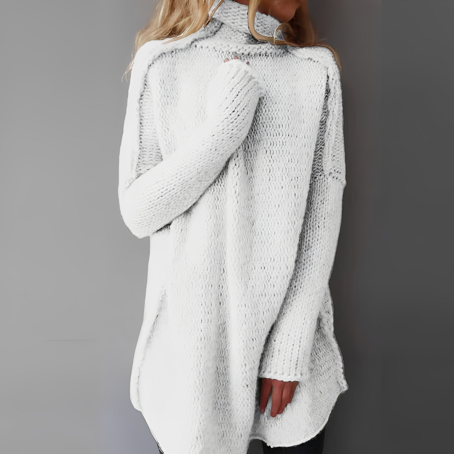 Kristina - Stylowy oversize sweterek dla kobiet