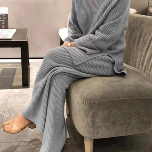 Samantha – Zestaw Sweter i Spodnie na Codzienny Luz
