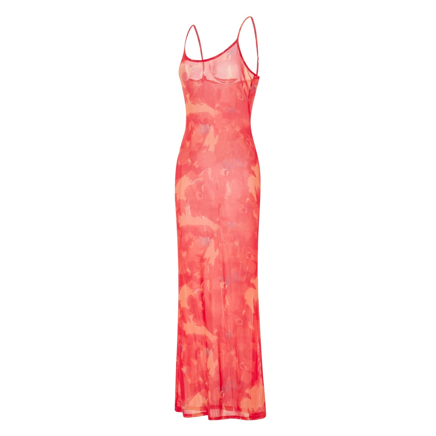 Letnia sukienka maxi damska w kwiaty, bez rękawów, boho