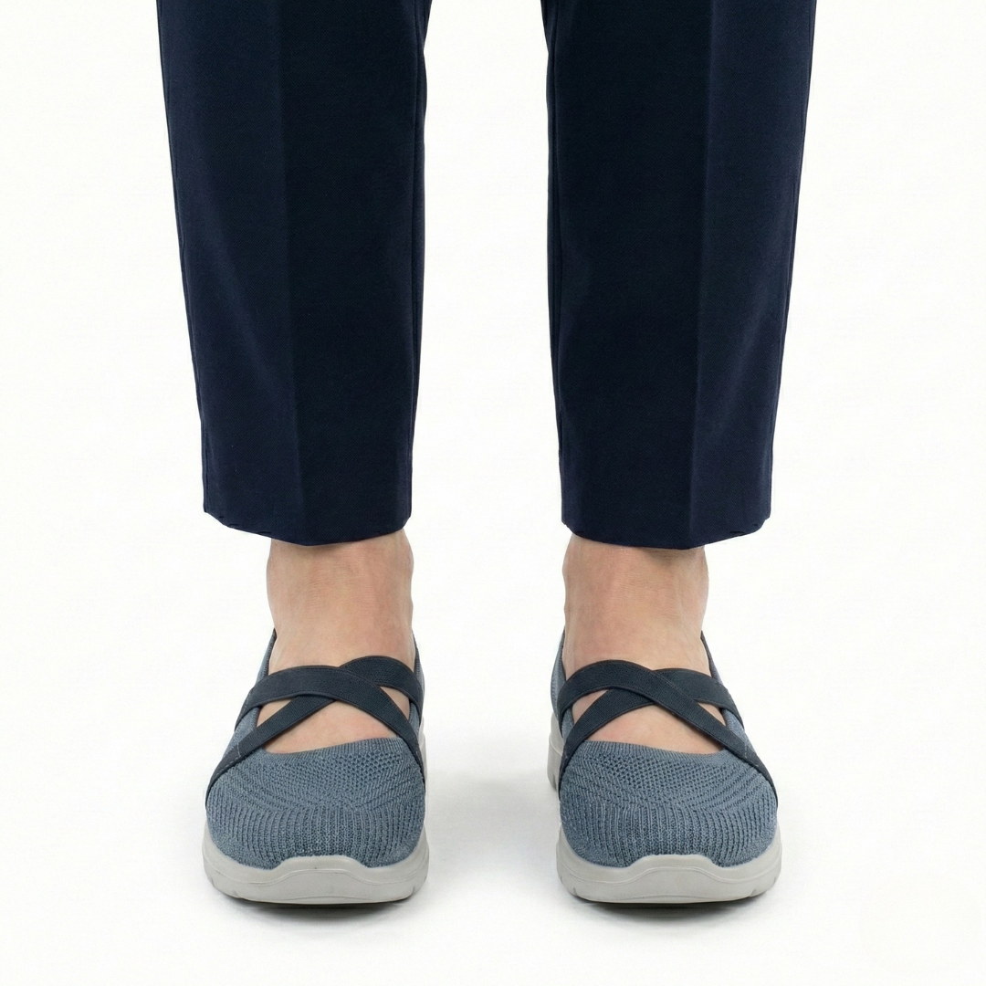 Buty Komfortowe Casual z Pasek Stretch