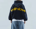 Navy Blue And Yellow Words