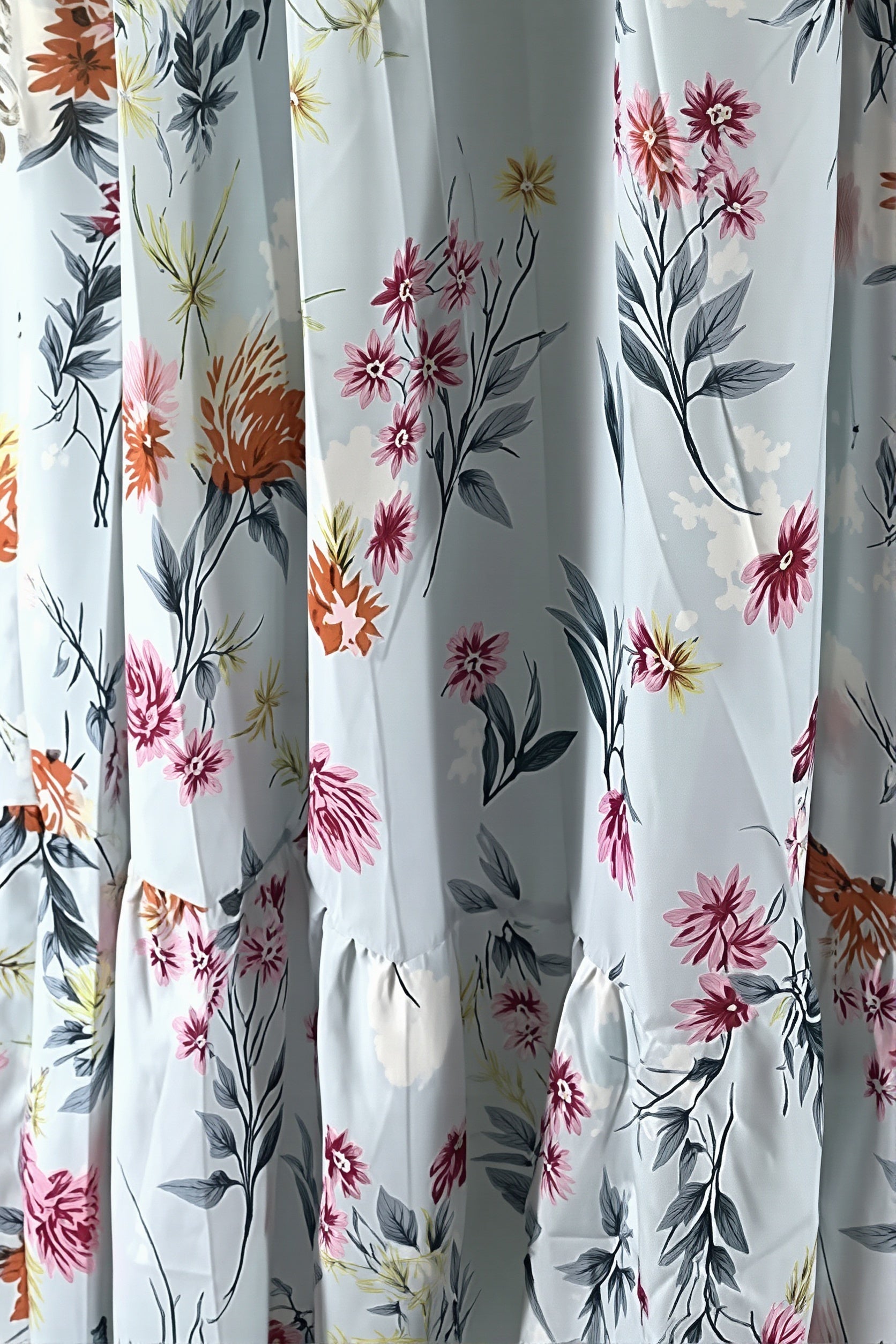 Letnia damska sukienka maxi w stylu boho z kwiatowym nadrukiem