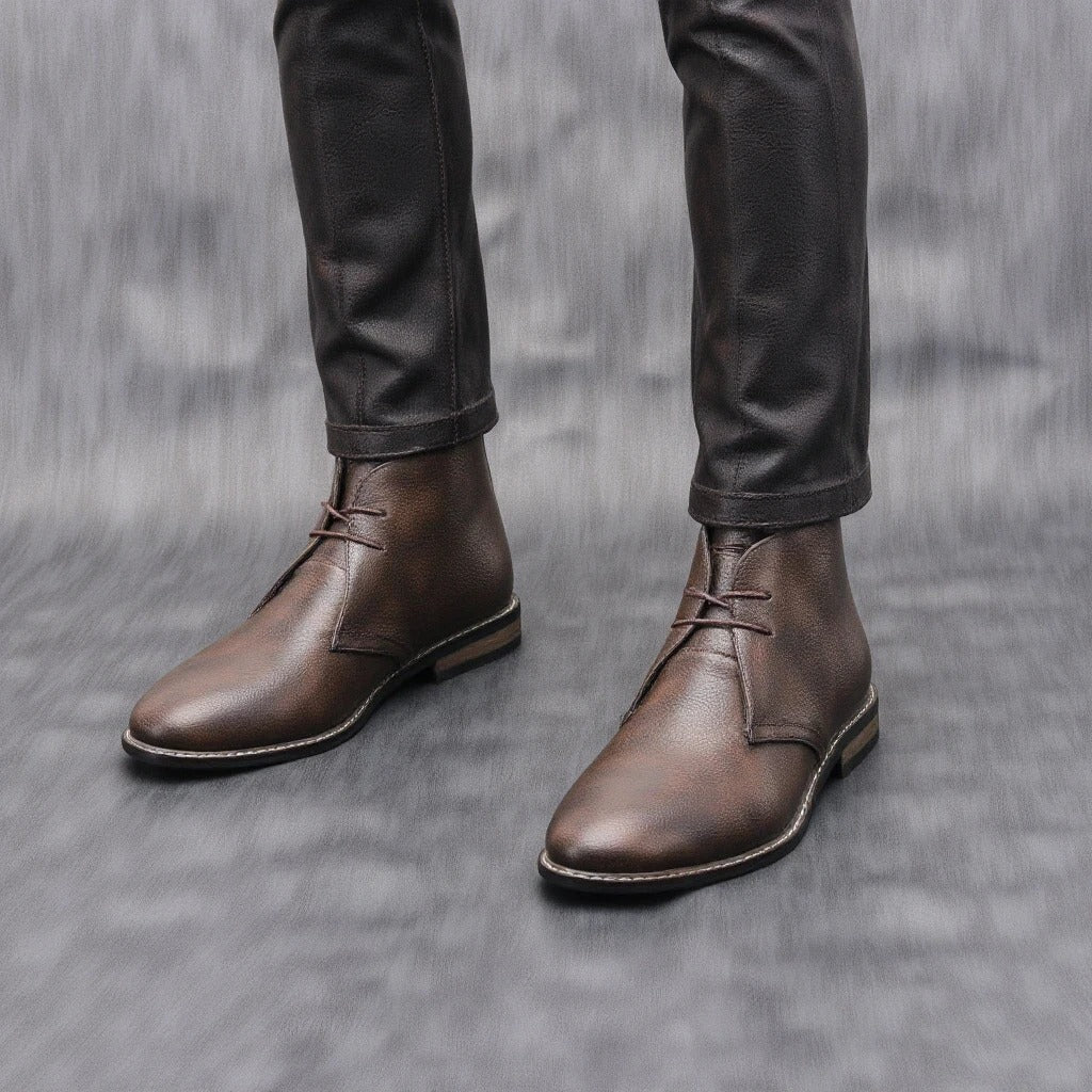 Klasyczne skórzane buty męskie