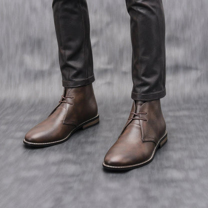 Klasyczne skórzane buty męskie