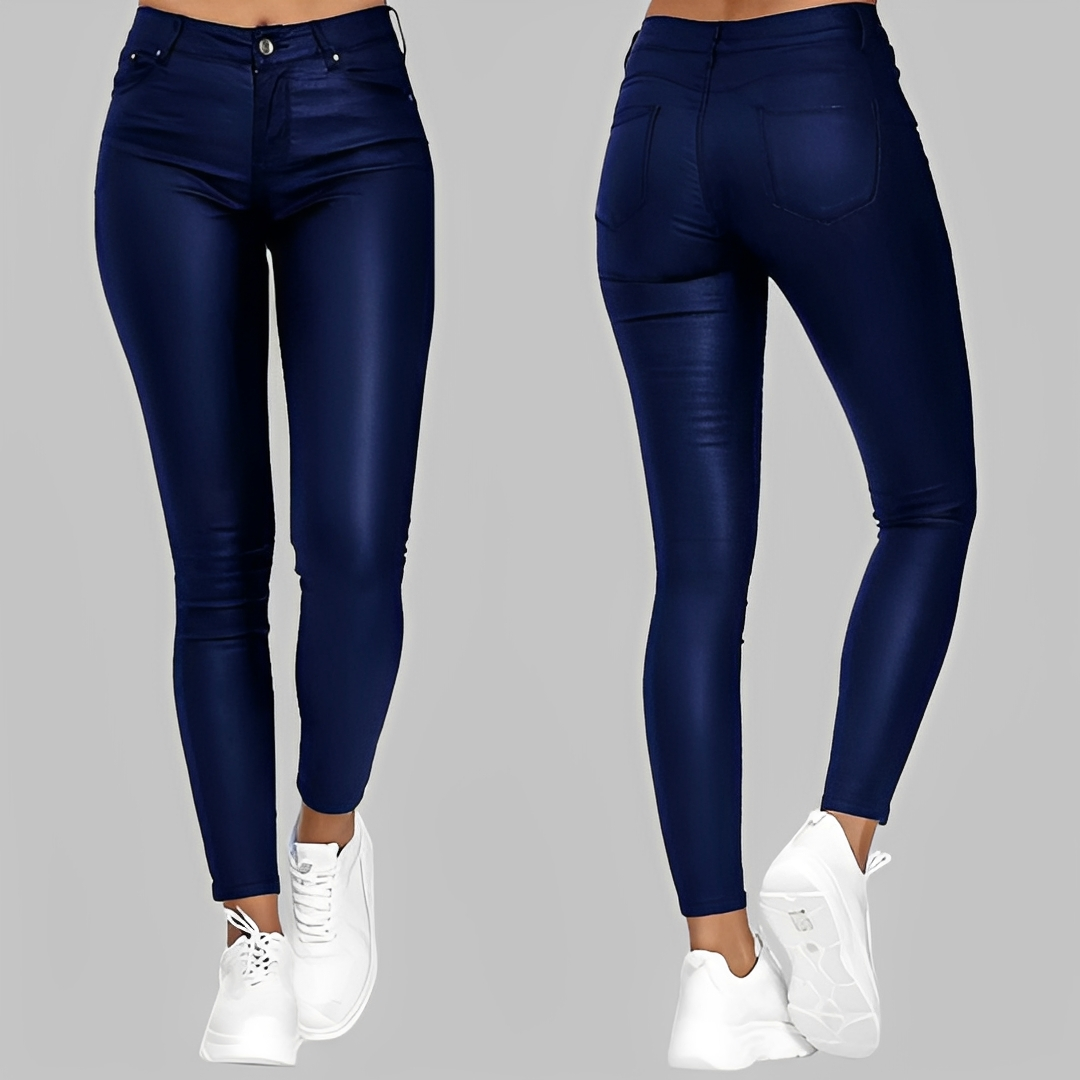 Celo - Eleganckie spodnie slim dla kobiet