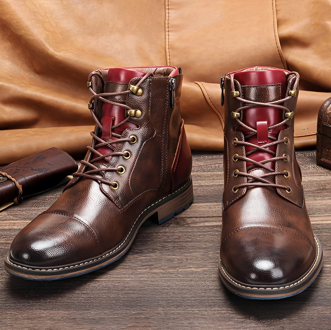 Arjay - Buty ze skóry Oxford dla mężczyzn