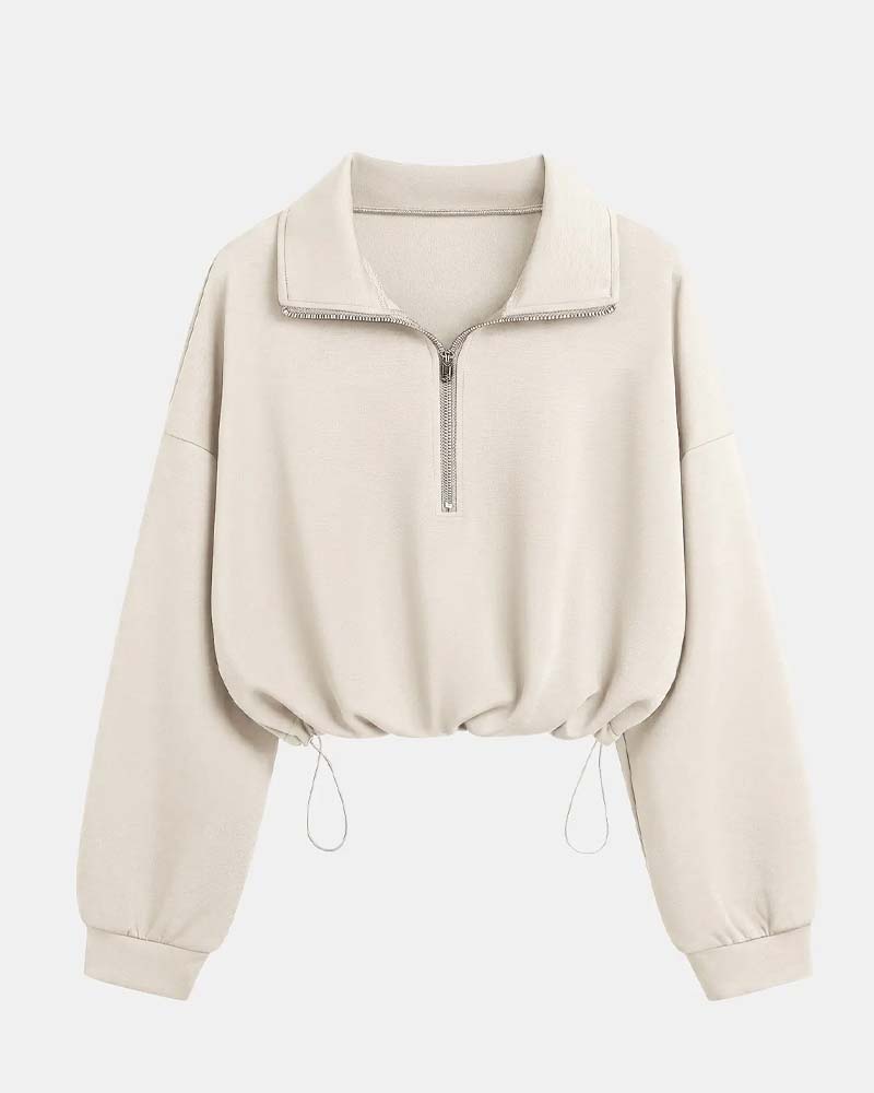 Bluza rozpinana z długim rękawem wykonana z mieszanki bawełny
