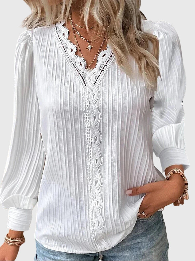 Elegancka damska bluza typu pulower