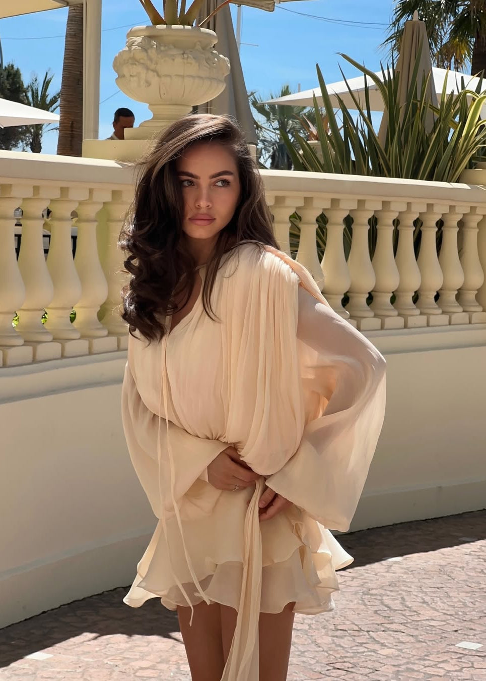 Sukienka Champagne Satin Estelle