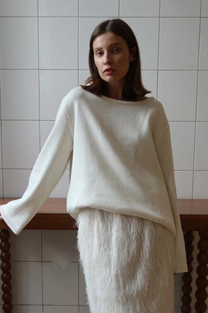 Damski sweter dzianinowy do eleganckich stylizacji