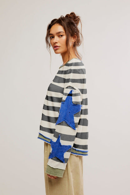 Bluza oversize w swobodnym fasonie na co dzień