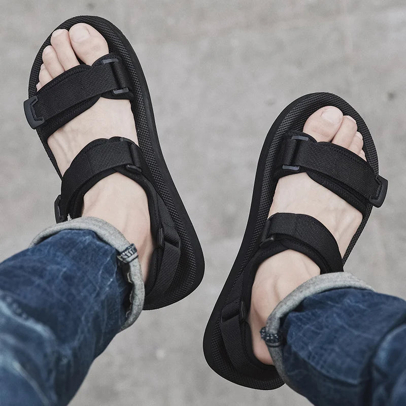 Męskie lekkie, oddychające sandały outdoorowe