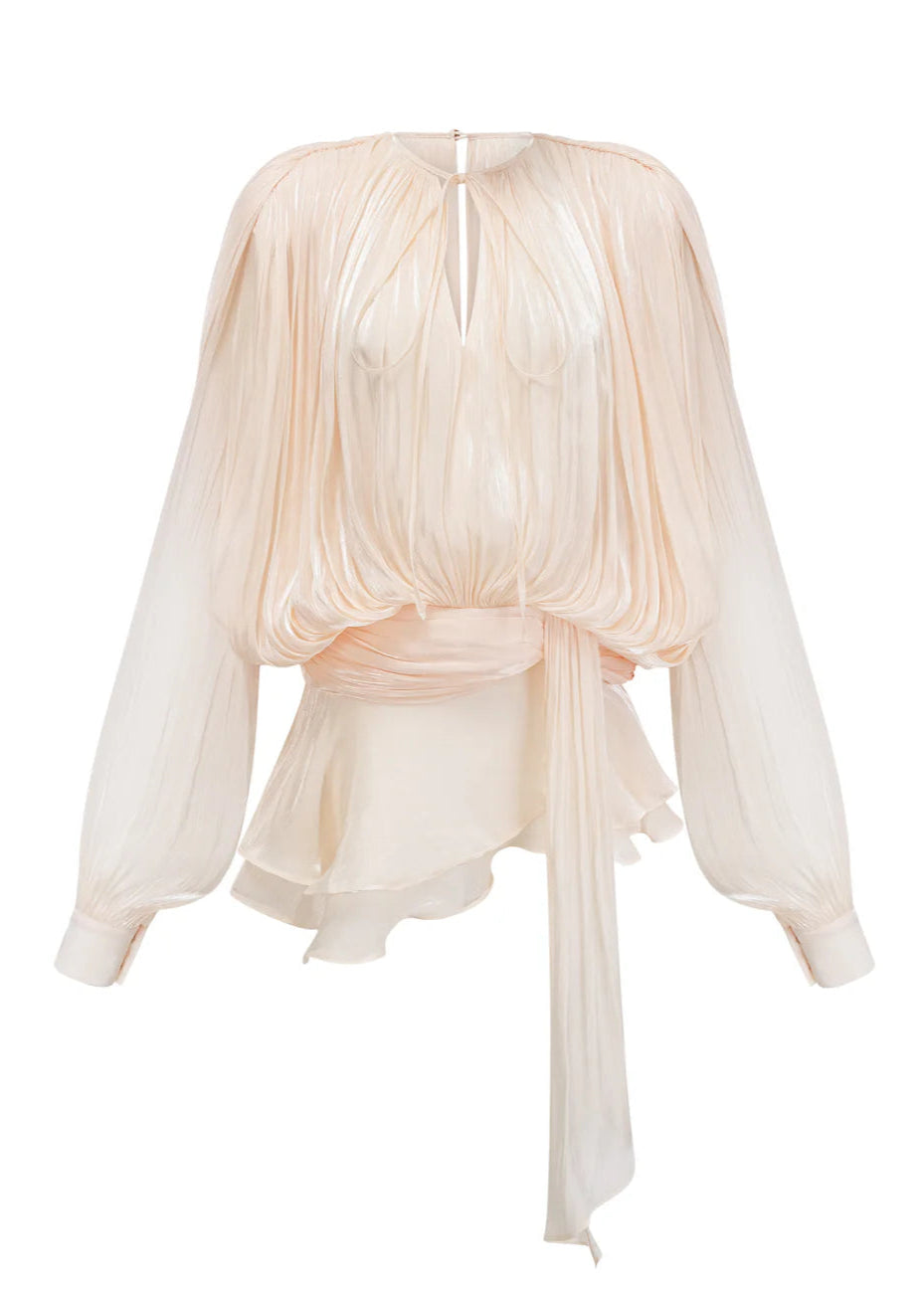 Sukienka Champagne Satin Estelle
