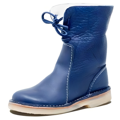 Catheryn - Wodoodporne skórzane damskie buty zimowe