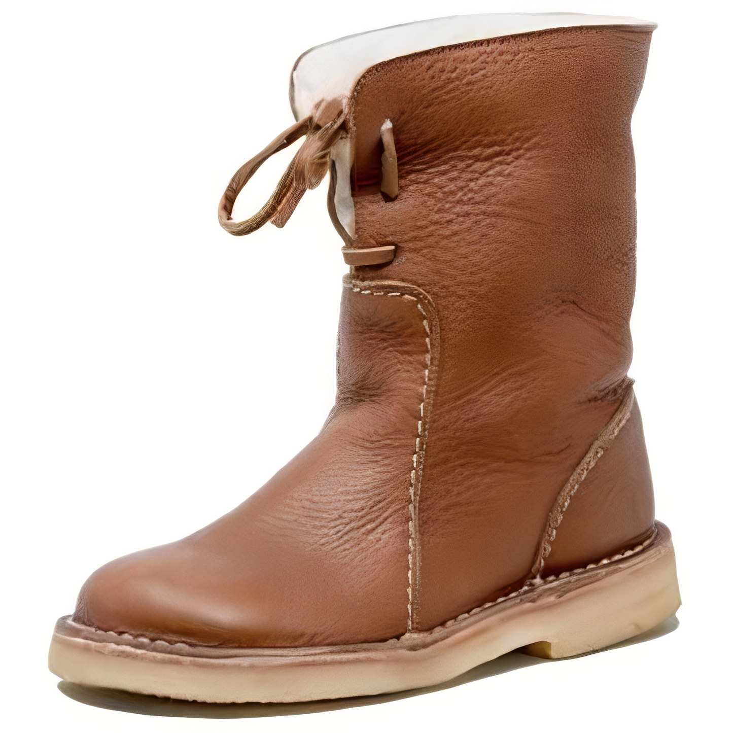 Catheryn - Wodoodporne skórzane damskie buty zimowe