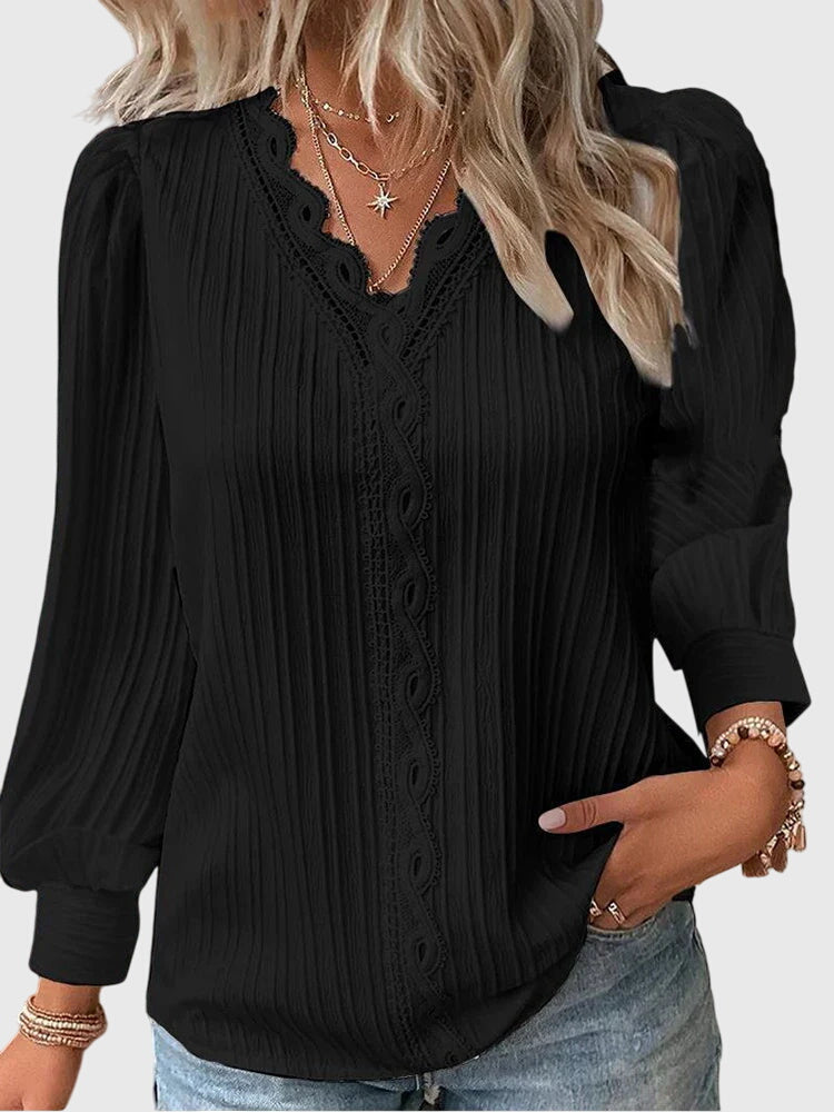 Elegancka damska bluza typu pulower