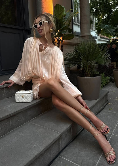 Sukienka Champagne Satin Estelle