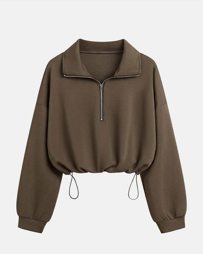 Bluza Rozpinana Z Długim Rękawem Z Mieszanki Bawełny