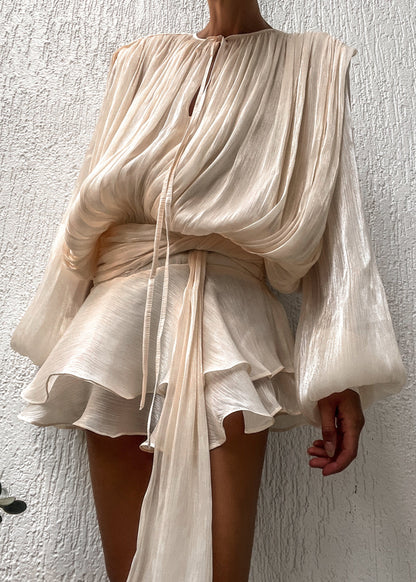 Sukienka Champagne Satin Estelle