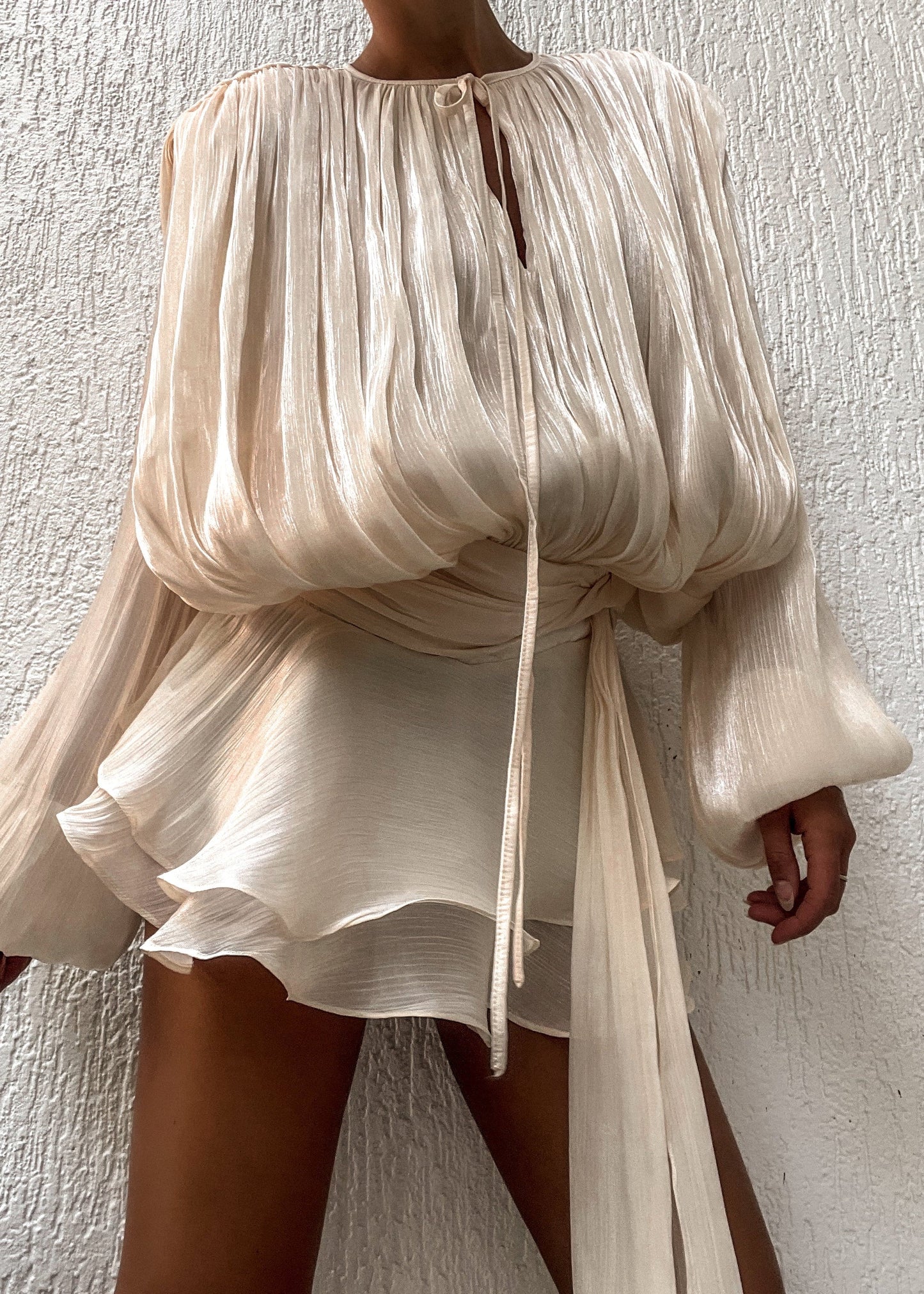 Sukienka Champagne Satin Estelle