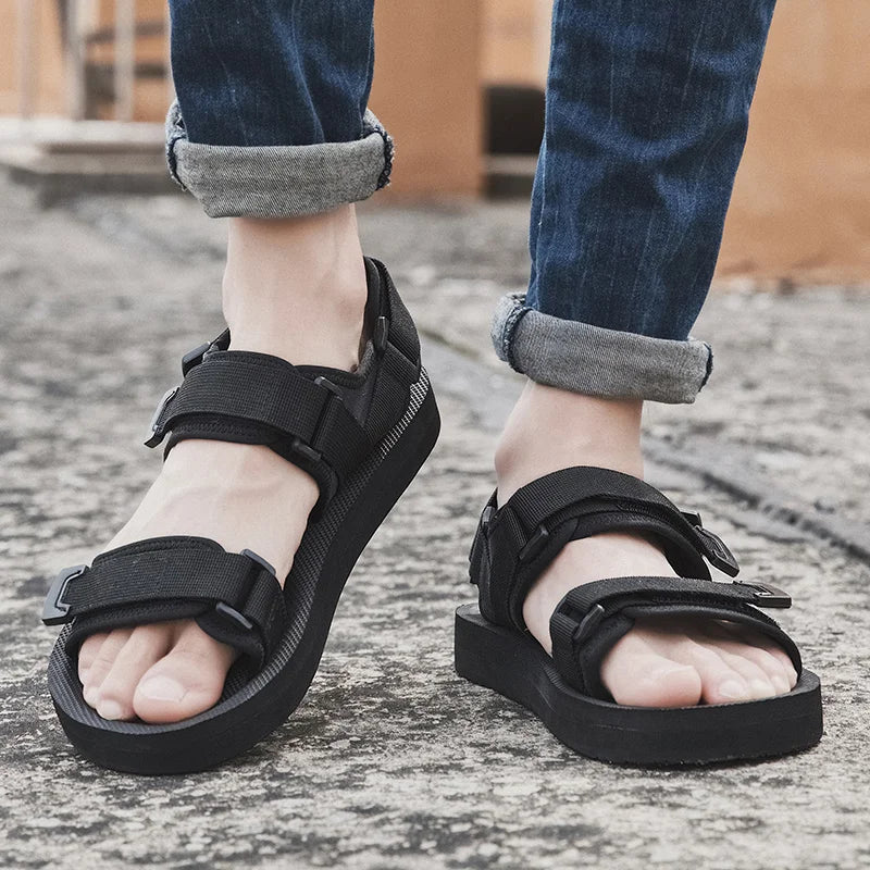 Męskie lekkie, oddychające sandały outdoorowe