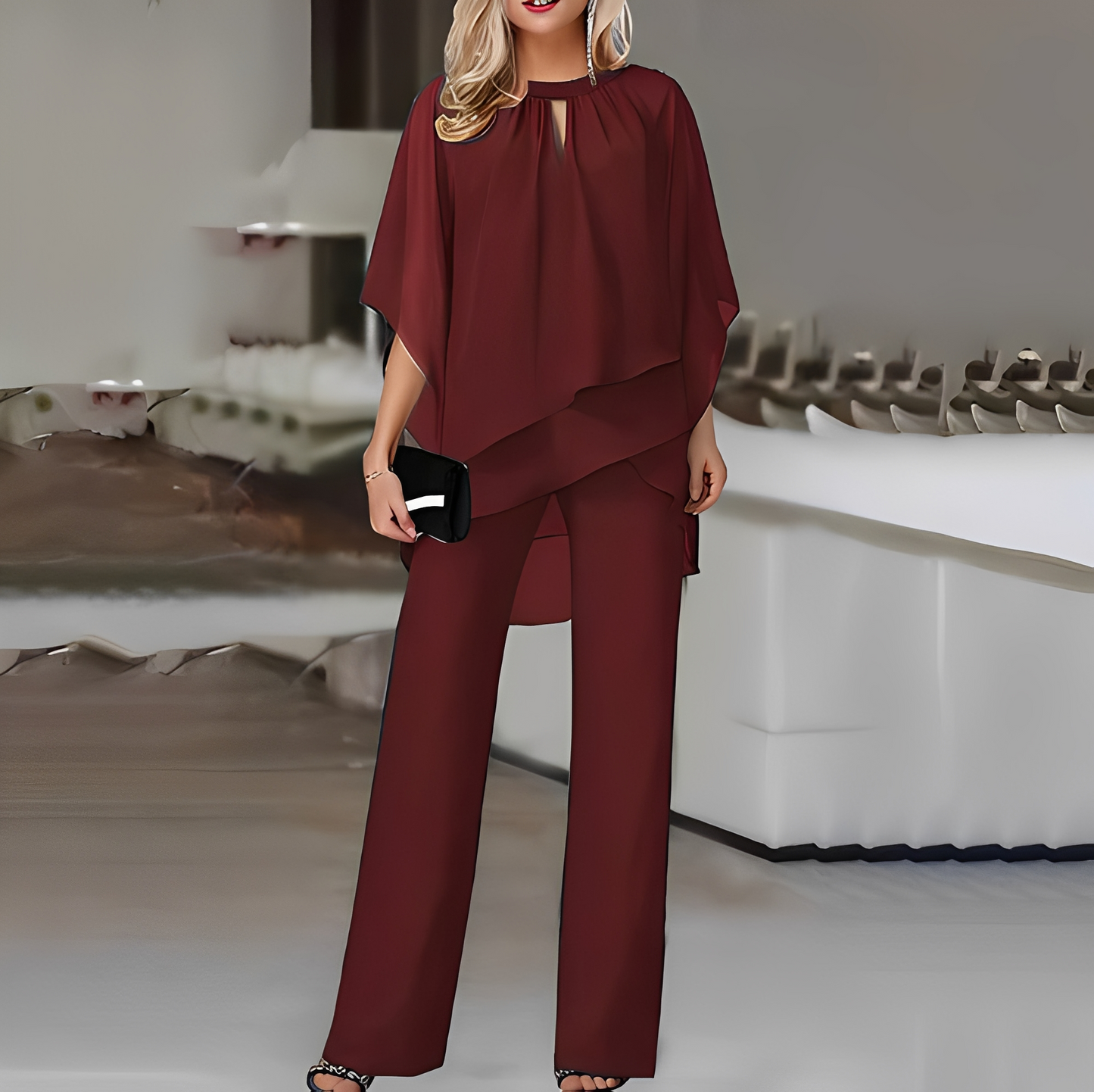 Aarree - Elegancki kostium luźny formalny dla kobiet zestaw