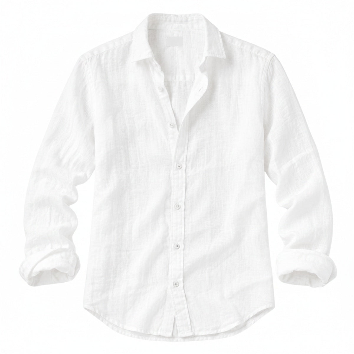 Męska koszula z długim rękawem relaxed slim fit z przodu