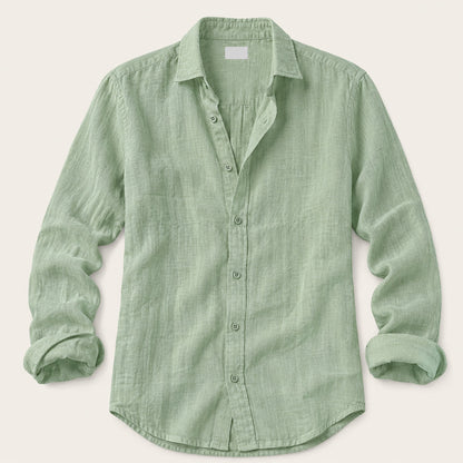 Męska Koszula Z Długim Rękawem Relaxed Slim Fit