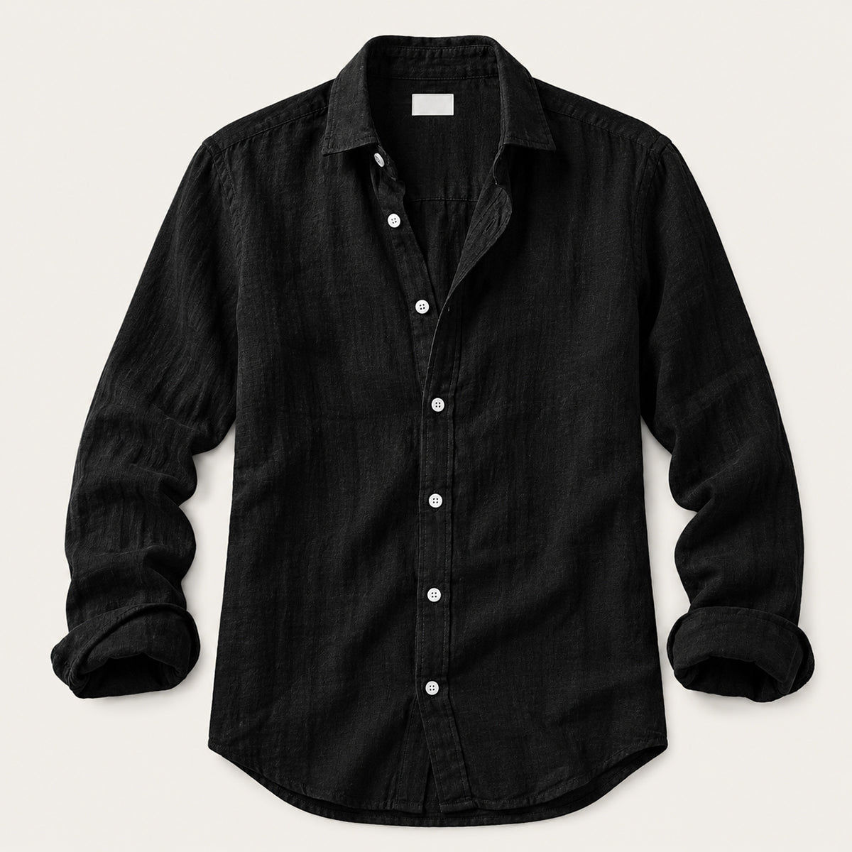 Męska Koszula Z Długim Rękawem Relaxed Slim Fit