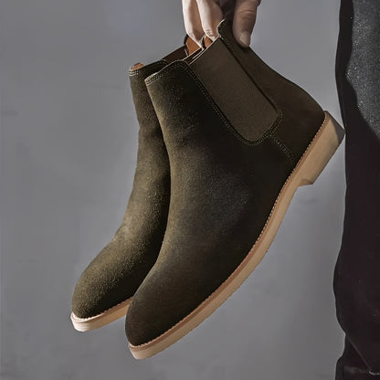 Willard - Stylowe Chelsea-buty z zamszu dla mężczyzn