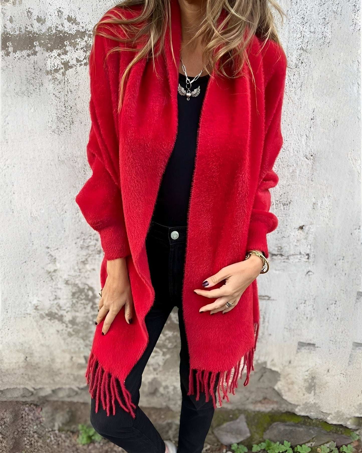 Bethany - Stylowy kardigan z chwostem dla kobiet