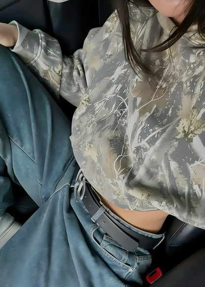 Rosanne - Stylowy hoodie z nadrukiem dla kobiet