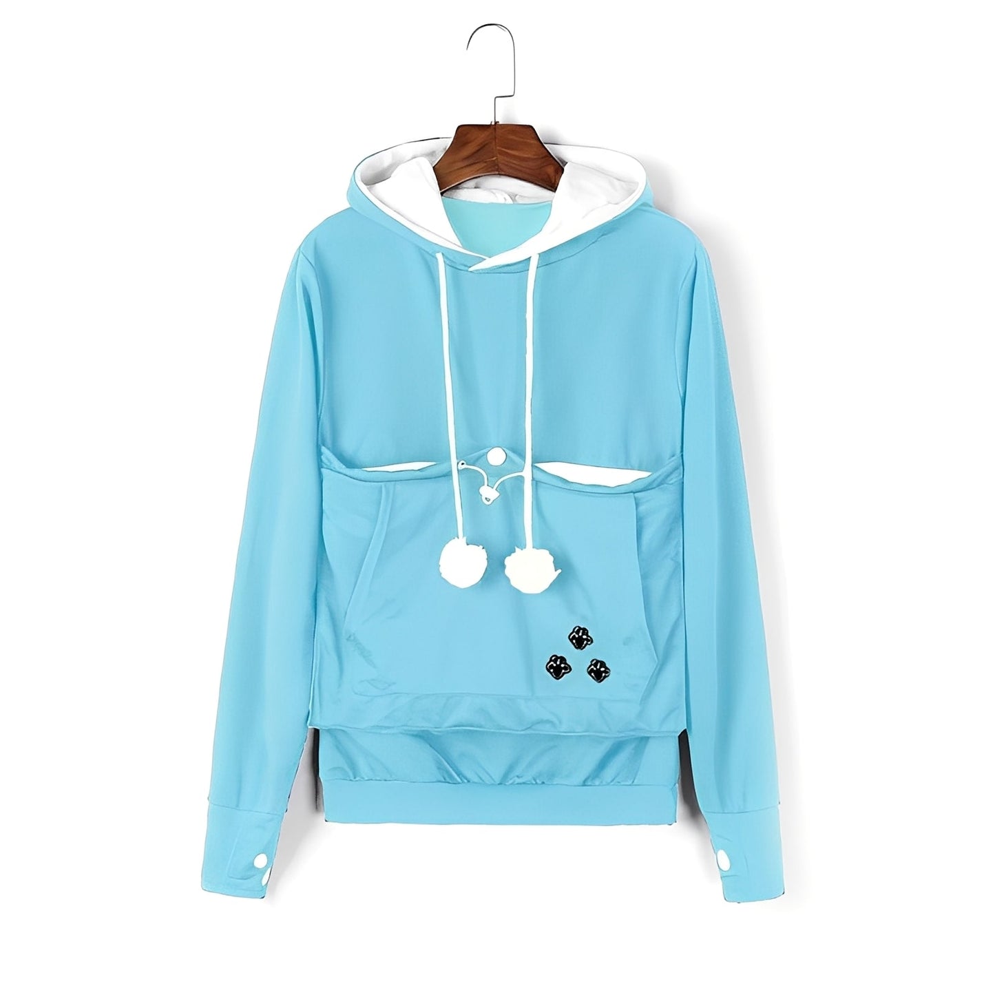 Samantha - Stylowy hoodie z kieszenią dla kobiet