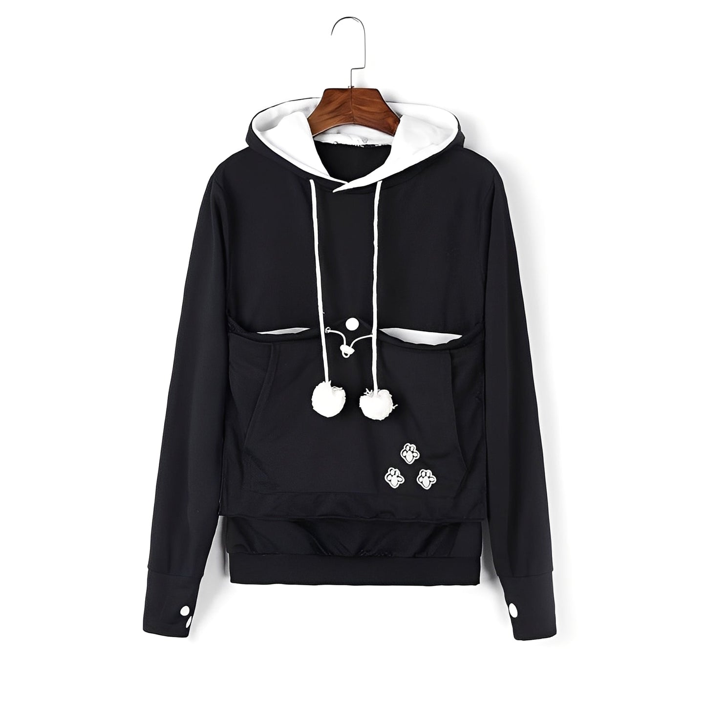 Samantha - Stylowy hoodie z kieszenią dla kobiet