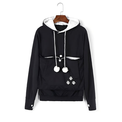 Samantha - Stylowy hoodie z kieszenią dla kobiet