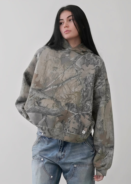 Rosanne - Stylowy hoodie z nadrukiem dla kobiet