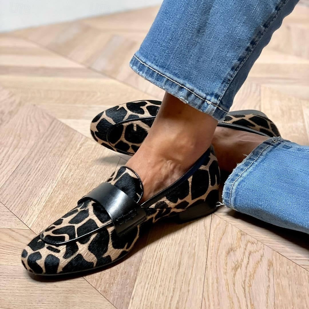 Katherina - Stylowe loafer z czarnym obszyciem dla kobiet