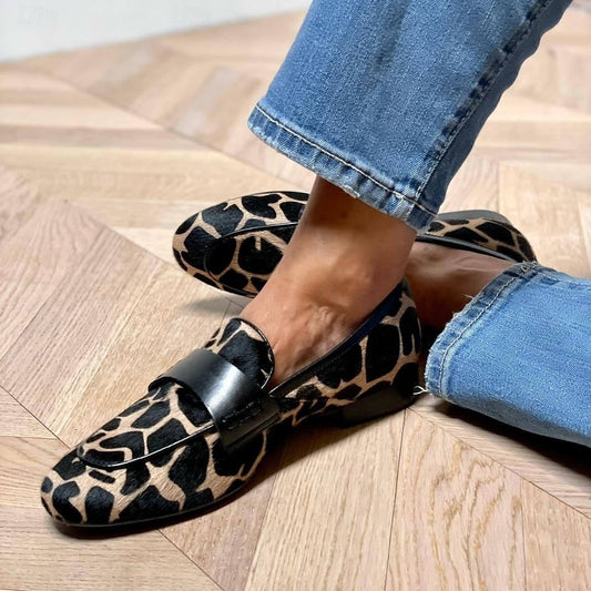Katherina - Stylowe loafer z czarnym obszyciem dla kobiet