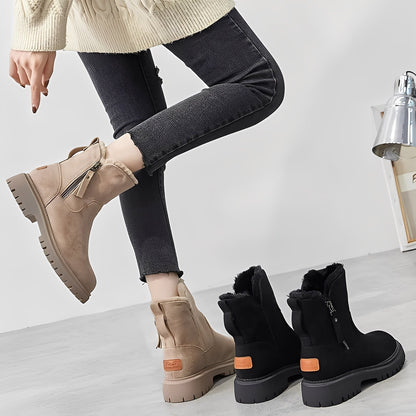 Raschelle - Stylowe, lekkie, z futrem fleece buty dla kobiet