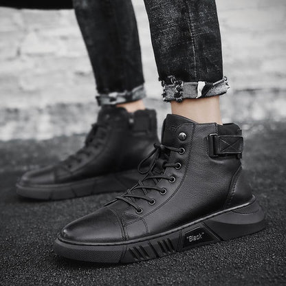 Billy - Klasyczne wysokie buty Martin dla mężczyzn