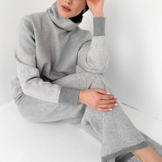 Milly - Luźny Fleece-Dwuczęściowy Zestaw dla Kobiet