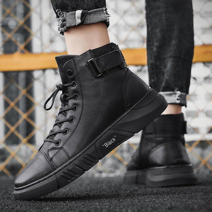 Billy - Klasyczne wysokie buty Martin dla mężczyzn